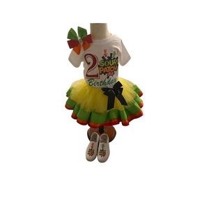 Sour Patch Tutu for Girls with shoes